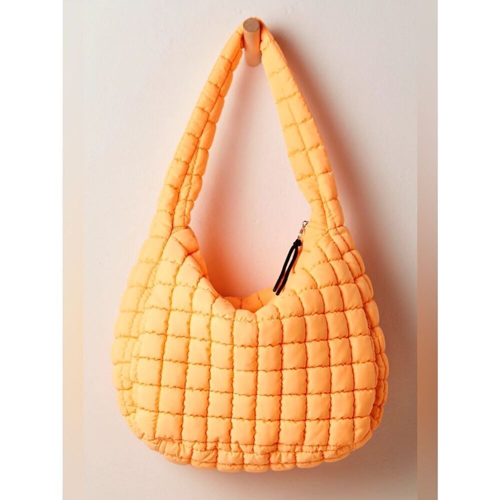 New Free People Quilted Carryall Bag One Size